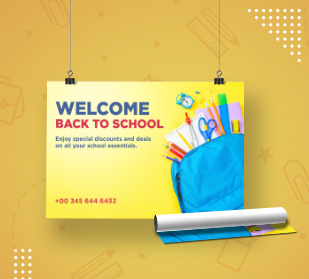 Say it loud and proud with back to school posters